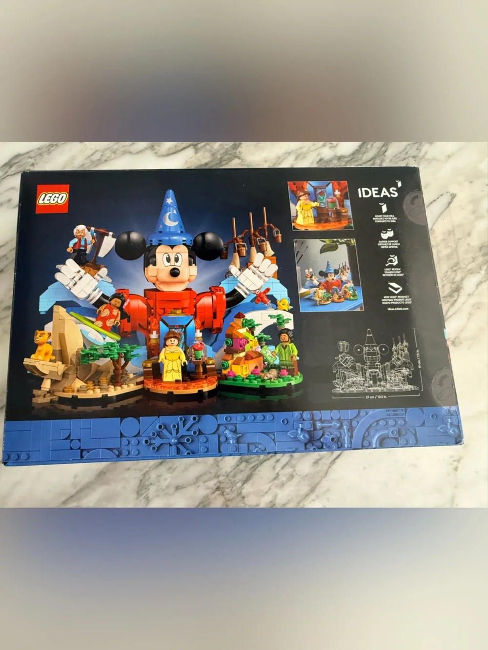 Lego Disney Sorcerer Mickey Buildable Figure - Blue, Red, Black
